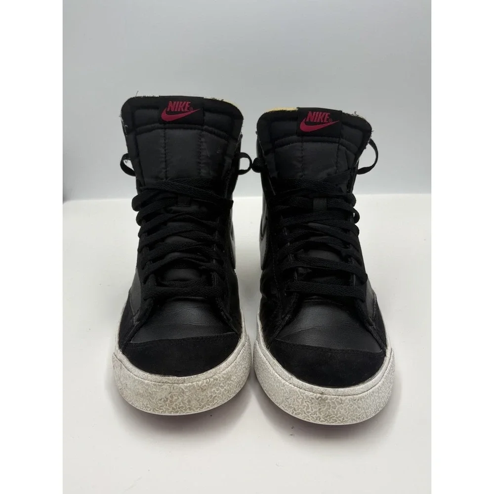 Nike Mens‎ Blazer Mid '77 Sneakers Air Brush Black 9.5 FD6924-001 - Picture 2 of 9
